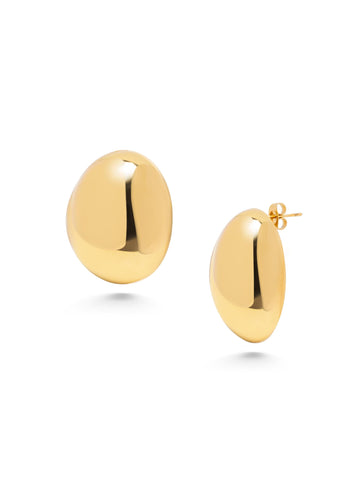 Nialaya Women's Earrings Vintage Oval Stud Earrings Vintage Oval Stud Earrings WEAR_076